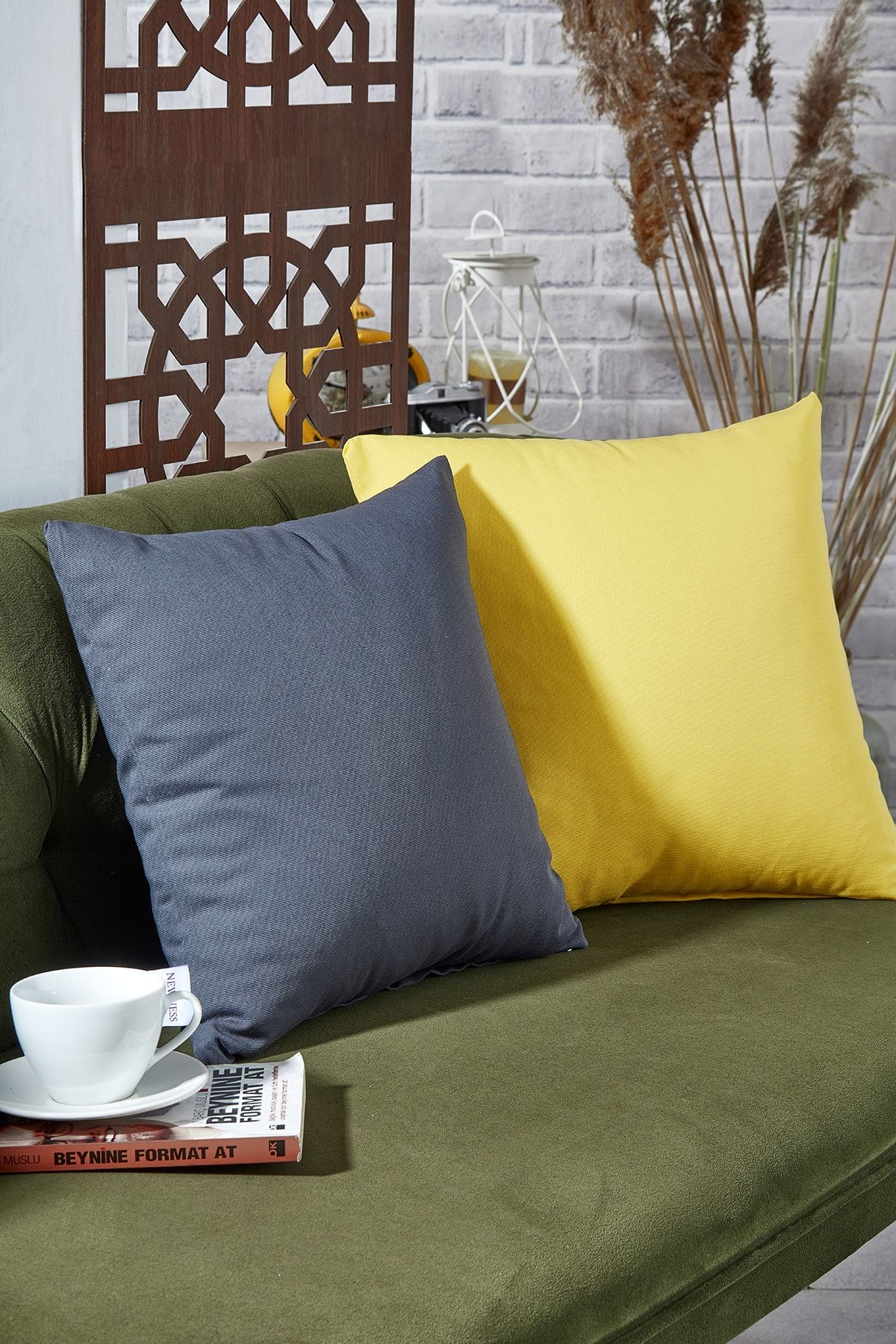 NEWNESS HOME Sarı Lavantalı Yastık