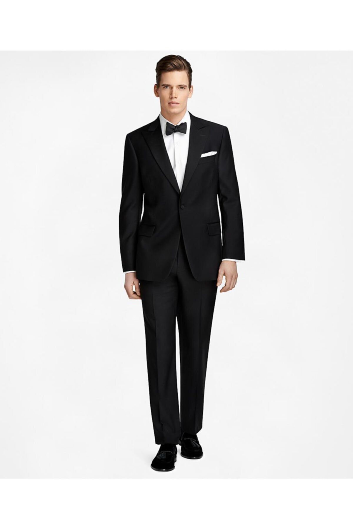 BROOKS BROTHERS Erkek Siyah Regent Kesim Smokin 1818