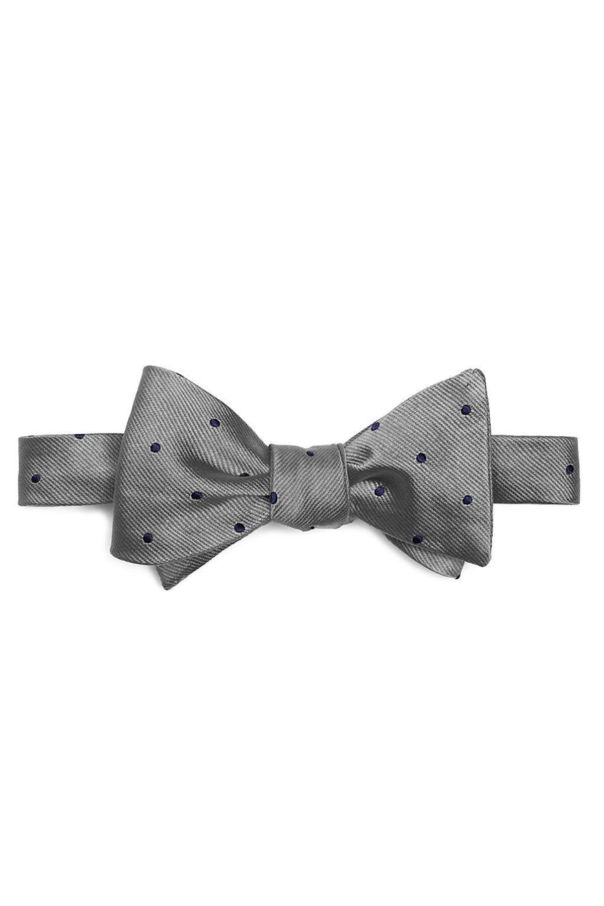 BROOKS BROTHERS Erkek Gri/lacivert Noktalı Papyon