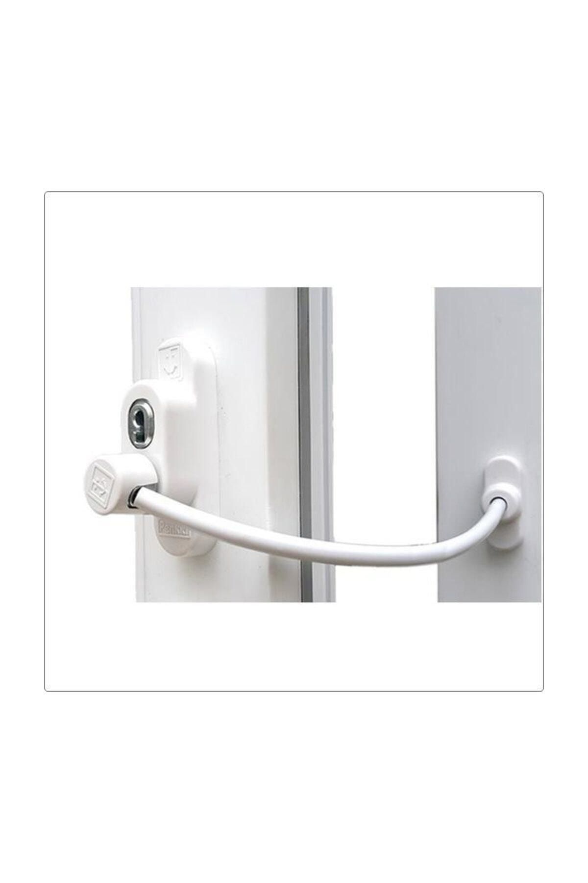 Helen's Home Çelik Halatlı Pvc Pencere Emniyet Çocuk Güvenlik Kilidi
