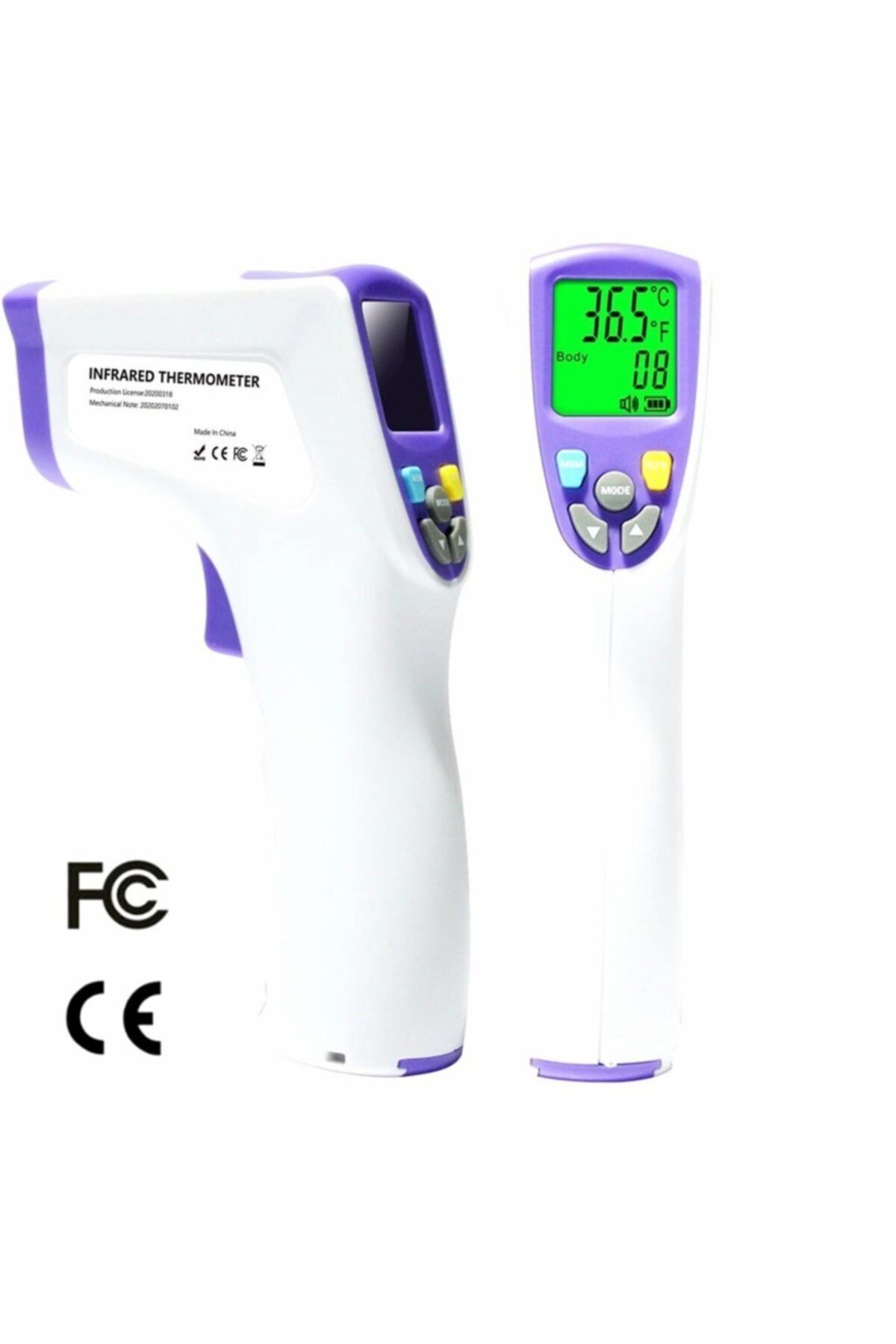 ttoysworld C-44 Temassız Ateş Ölçer Ce Belgeli
