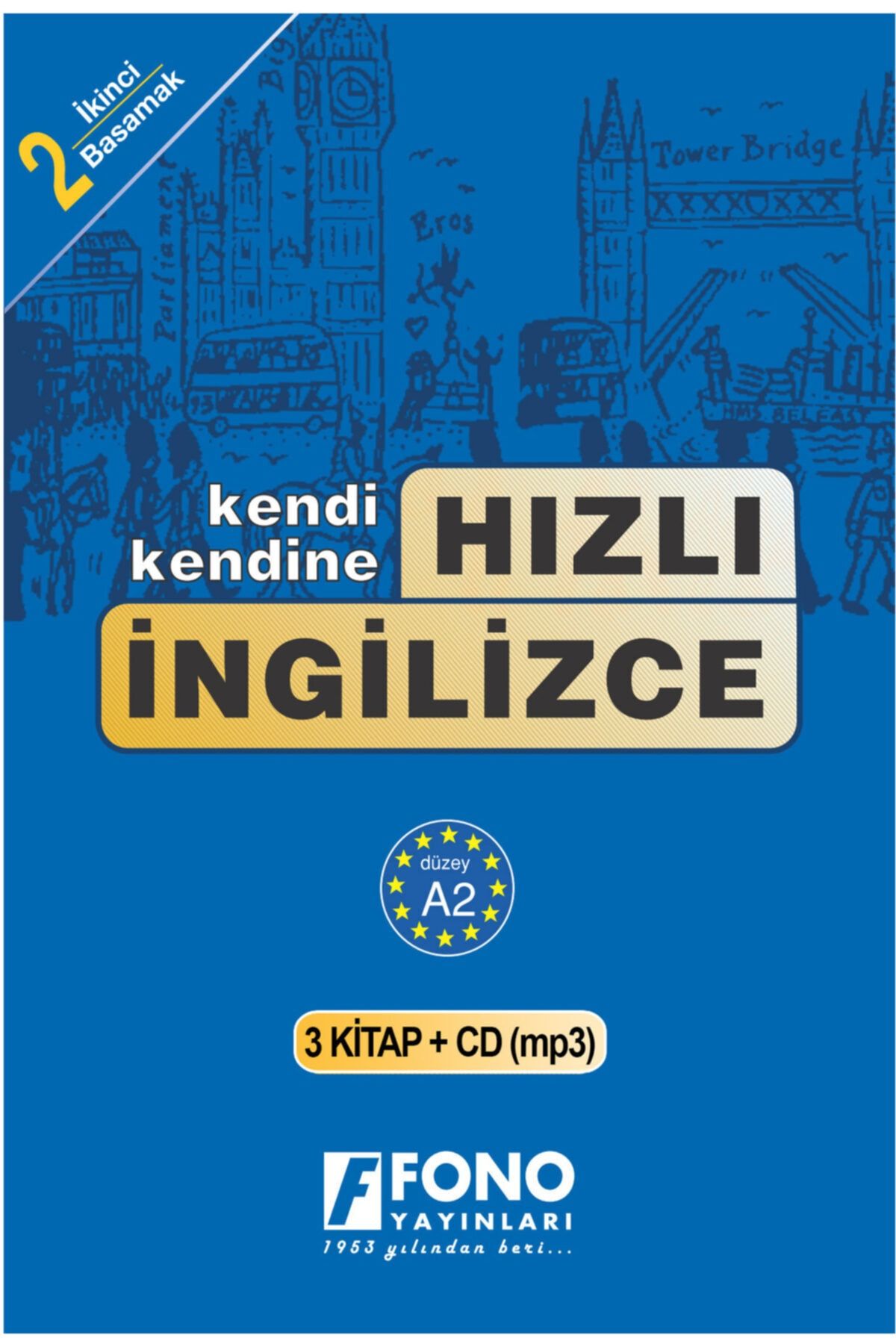 Fono Yayınları Hızlı Ingilizce 2. Basamak (3 Kitap) (seslendirmeli)