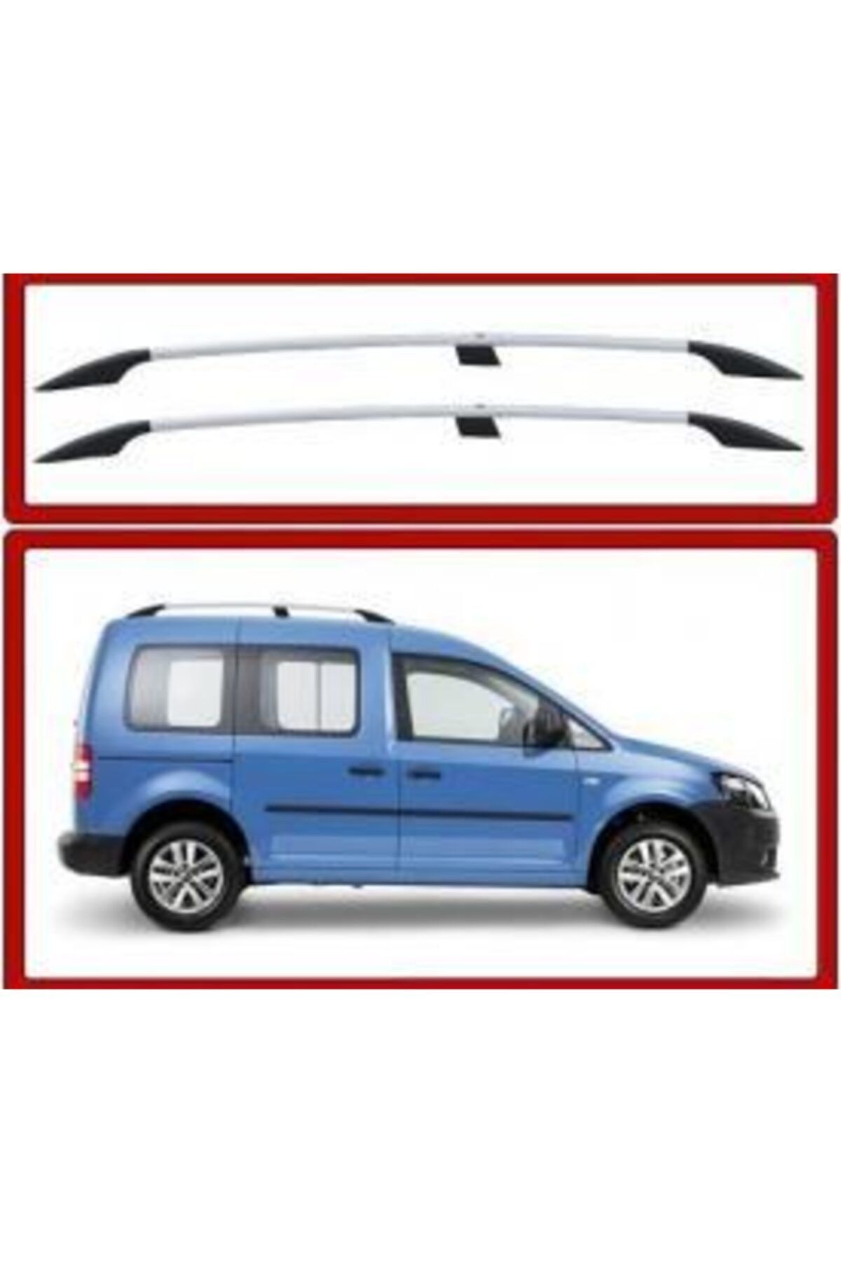Autokit Volkswagen Caddy Tavan Çıtası Port Bagaj Roof Rail