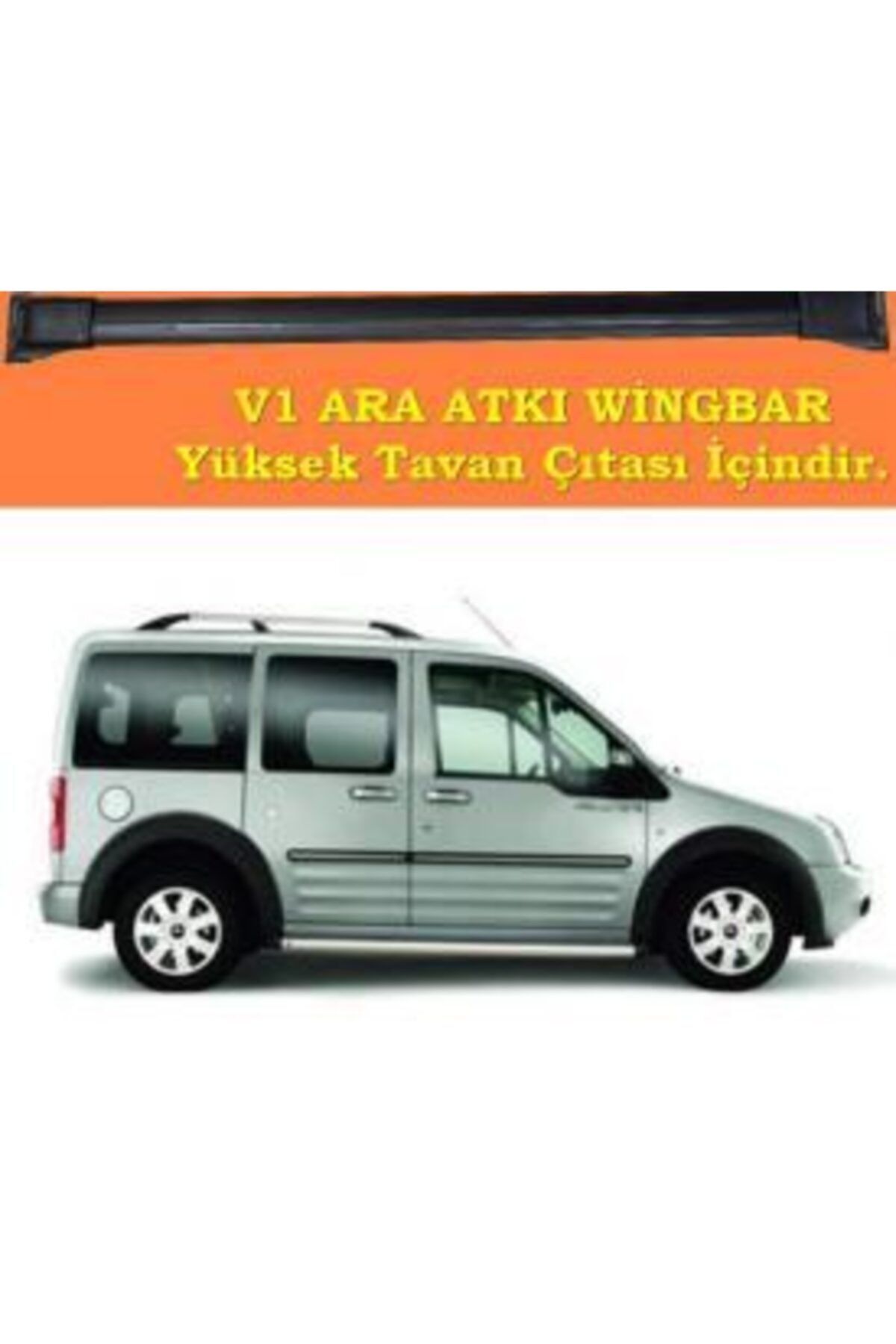 Autokit Ford Connect Port Bagaj Ara Atkı Siyah