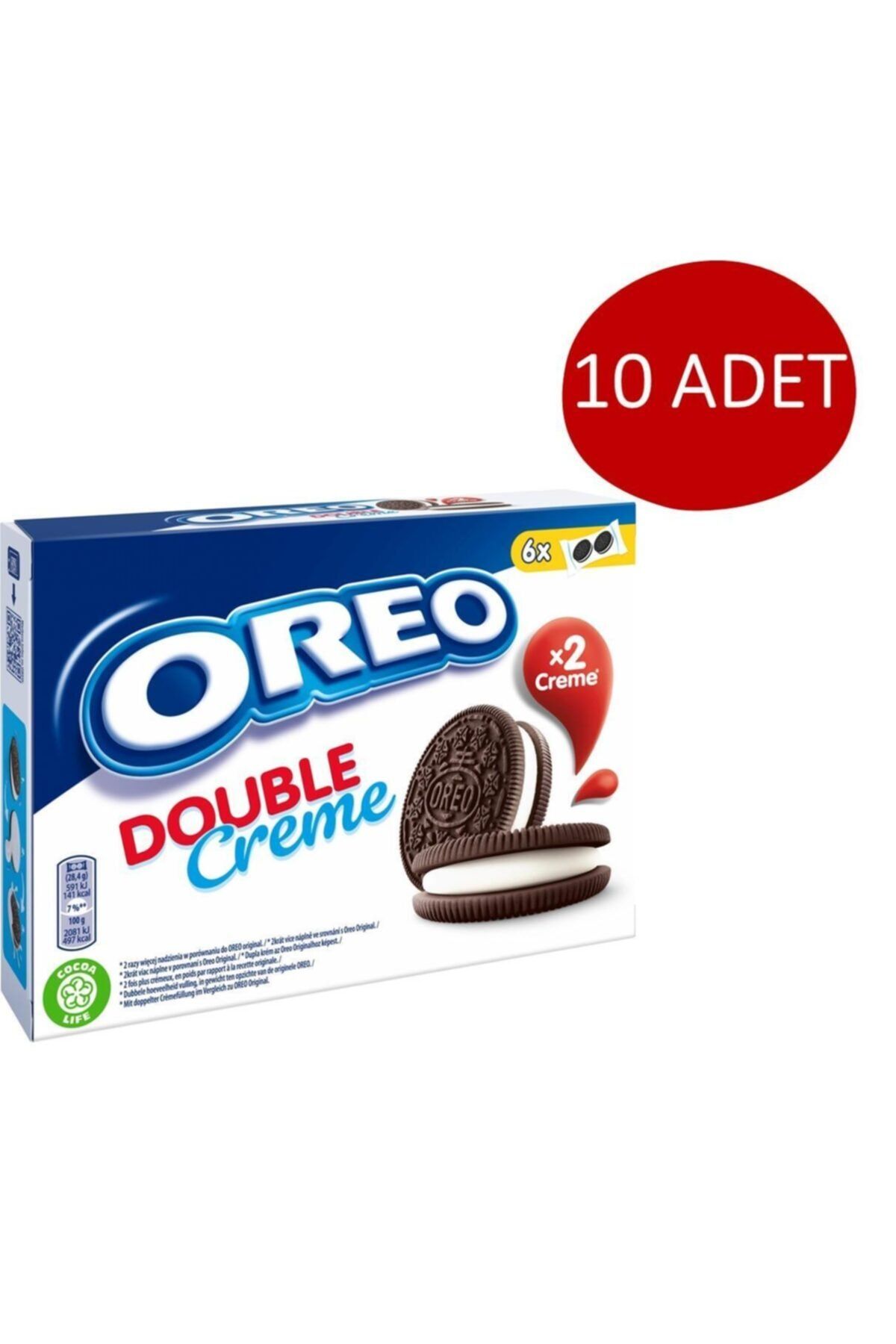 Oreo Biskuvi Duble Krema 170 Gr 10 Lu Paket Fiyati Yorumlari Trendyol