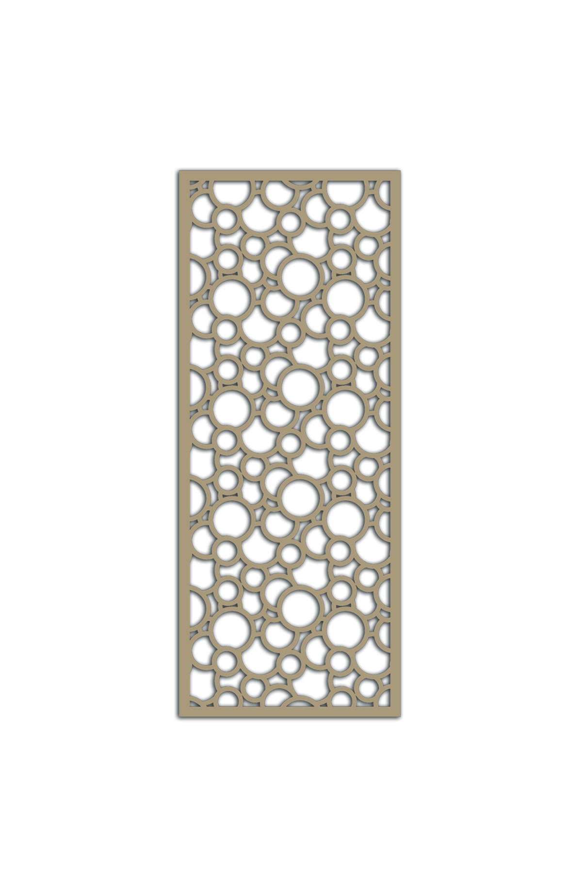 Liar Dekor Liar Ahşap Seperatör (Paravan) - KSP-36 - (10 mm) - (69 cm x 139 cm) - (Ham)