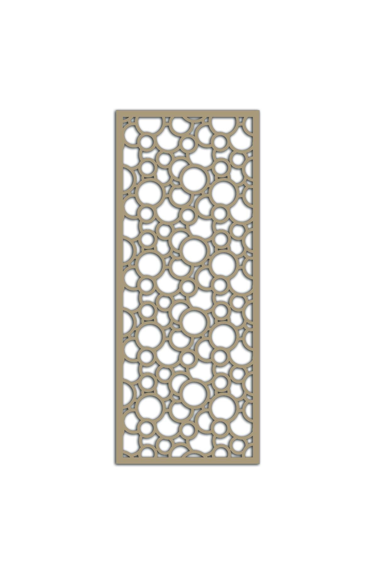 Liar Dekor Liar Ahşap Seperatör (Paravan) - KSP-36 - (18 mm) - (69 cm x 139 cm) - (Ham)