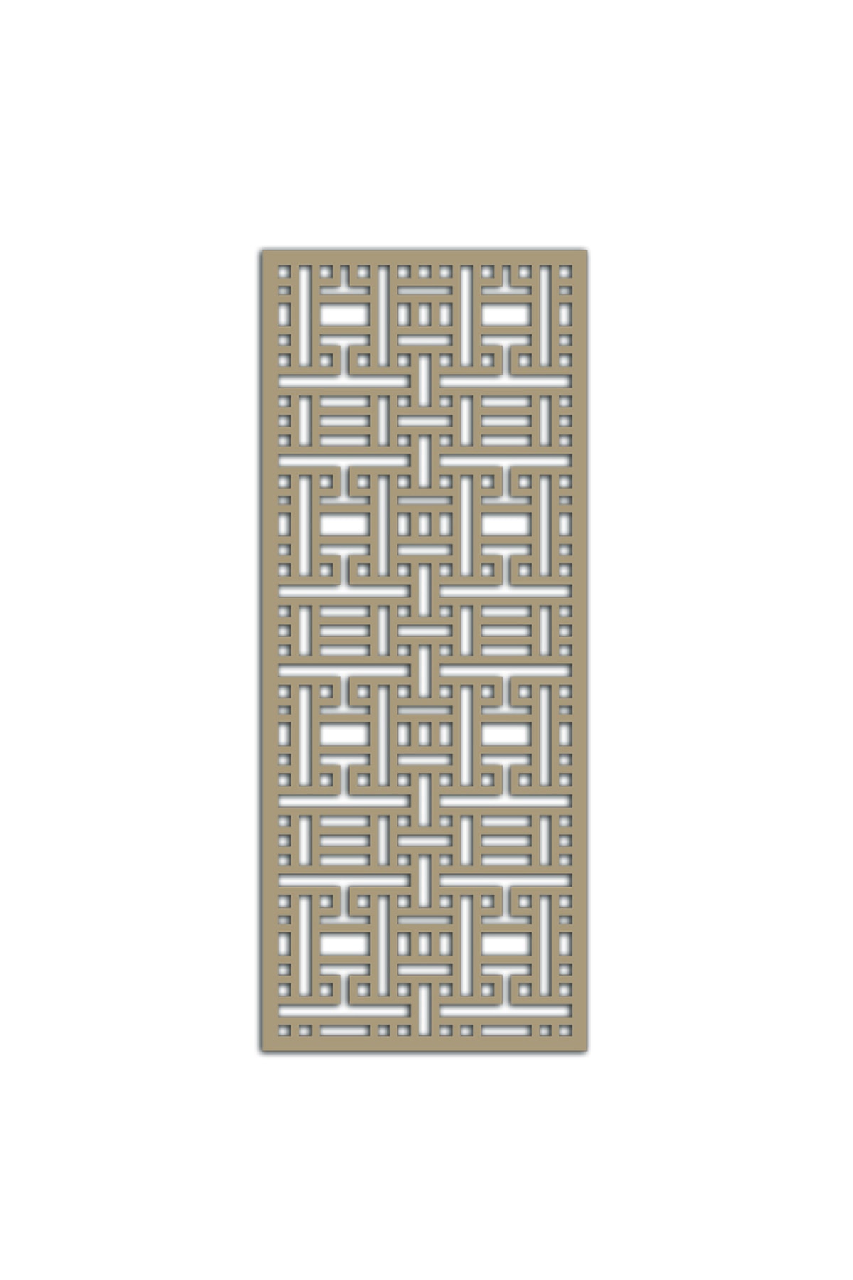 Liar Dekor Liar Ahşap Seperatör (Paravan) - KSP-59 - (10 mm) - (60 cm x 160 cm) - (Ham)