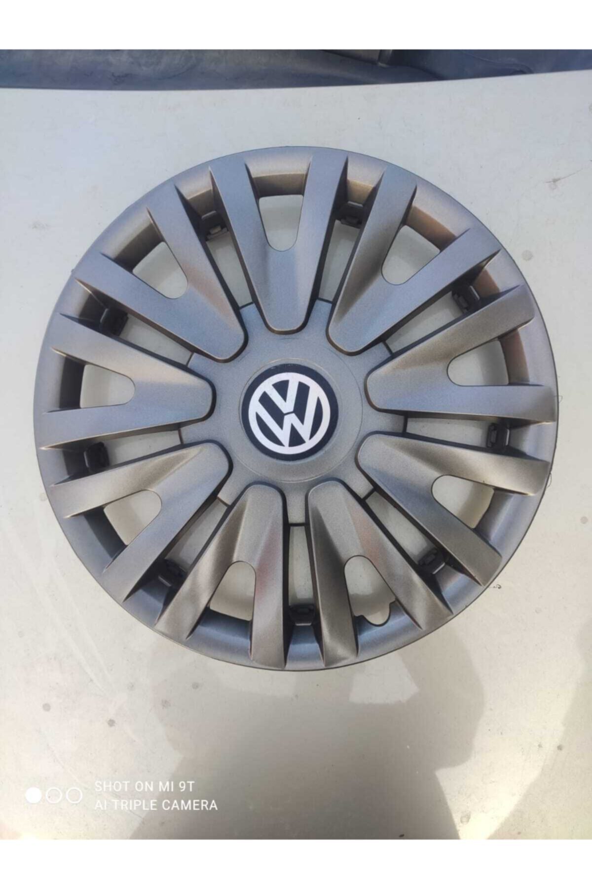 AK JANT Volkswagen Polo 14 Inc Füme Rengi Kırılmaz Jant Kapağı 4 Adet