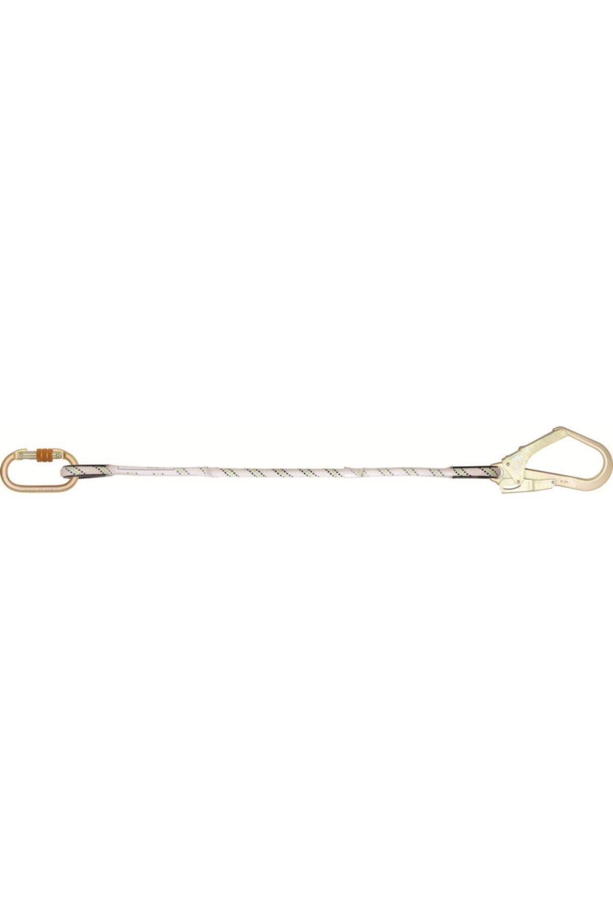 Karam Kemer Sabitleme Halat Statik Lanyard Karabinalı Ve Büyük Kanca Lı