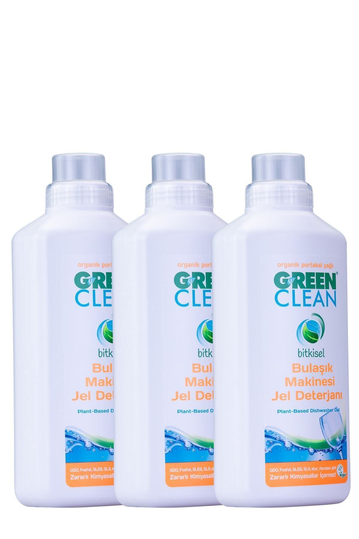 U Green Clean Bulaşık Makinesi Jel Deterjan 1 lt. 3' lü Set