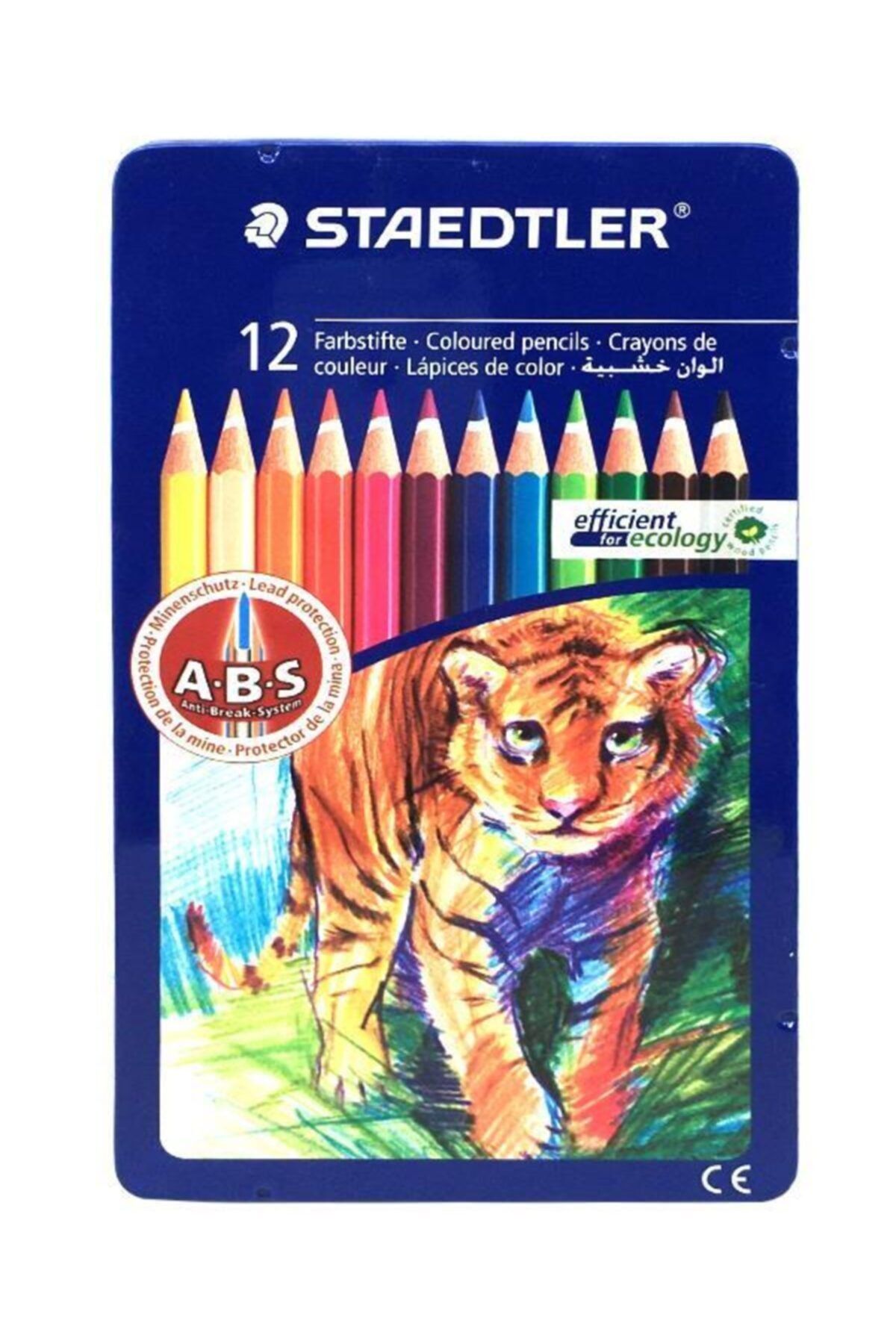 staedtler 12 renk metal kutulu kuru boya kalemi fiyati yorumlari trendyol