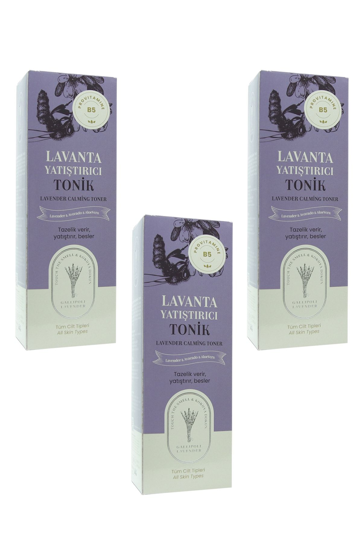 Gallipoli Lavender Lavanta Yatıştırıcı Tonik 250 ml Yüz Toniği 3 Adet