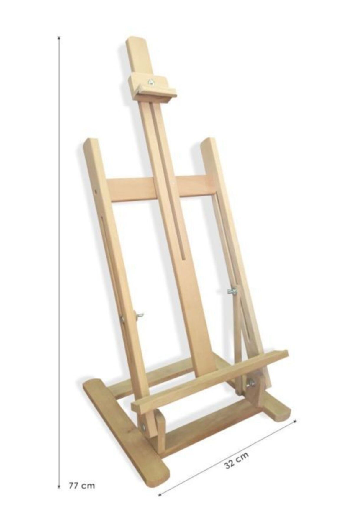 ARTLESS Lüks Masa Üstü Kayın Şövale 77 Cm