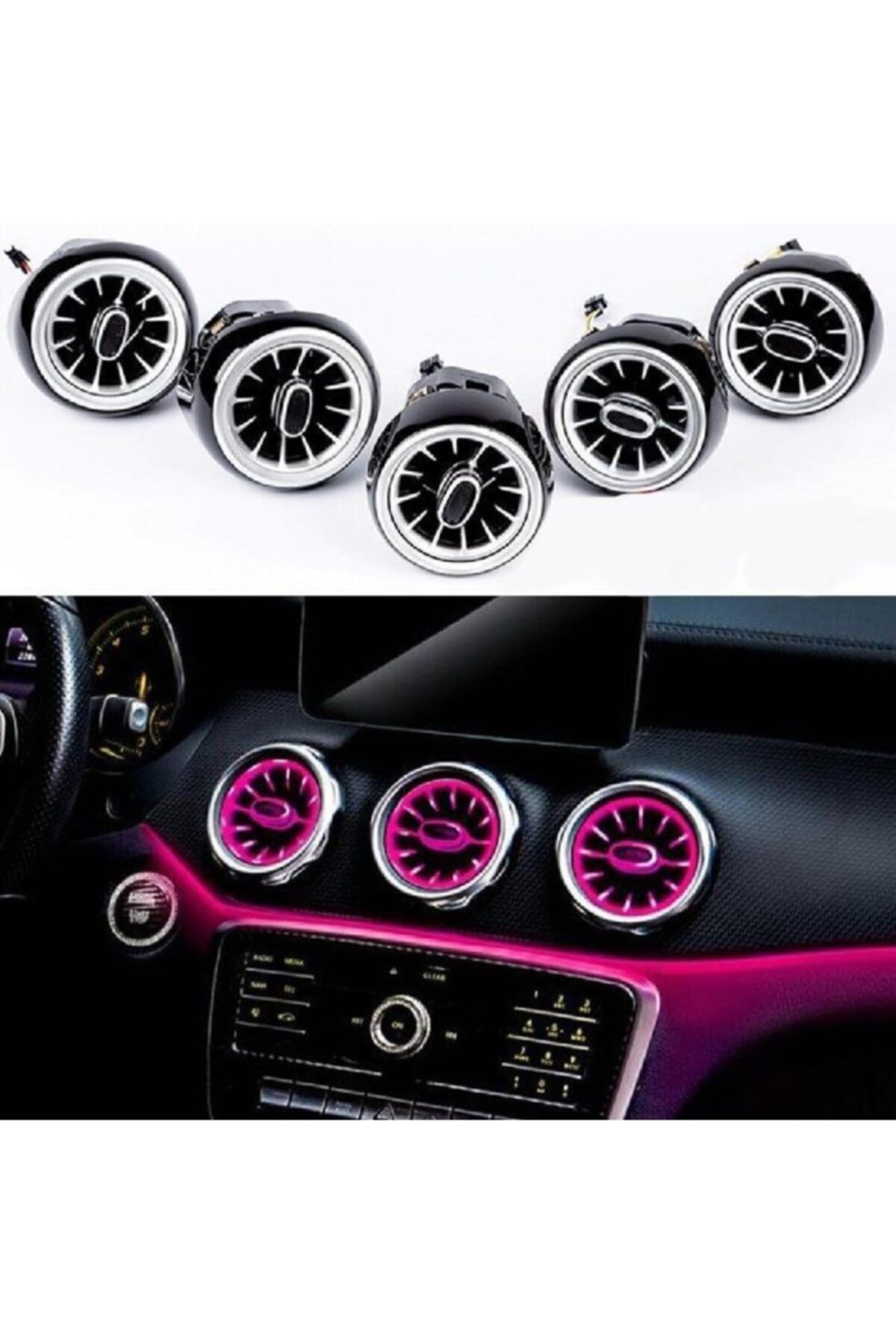 OLED GARAJ Mercedes Benz W176 Cla & Gla 12 Renk Ön Havalandırma