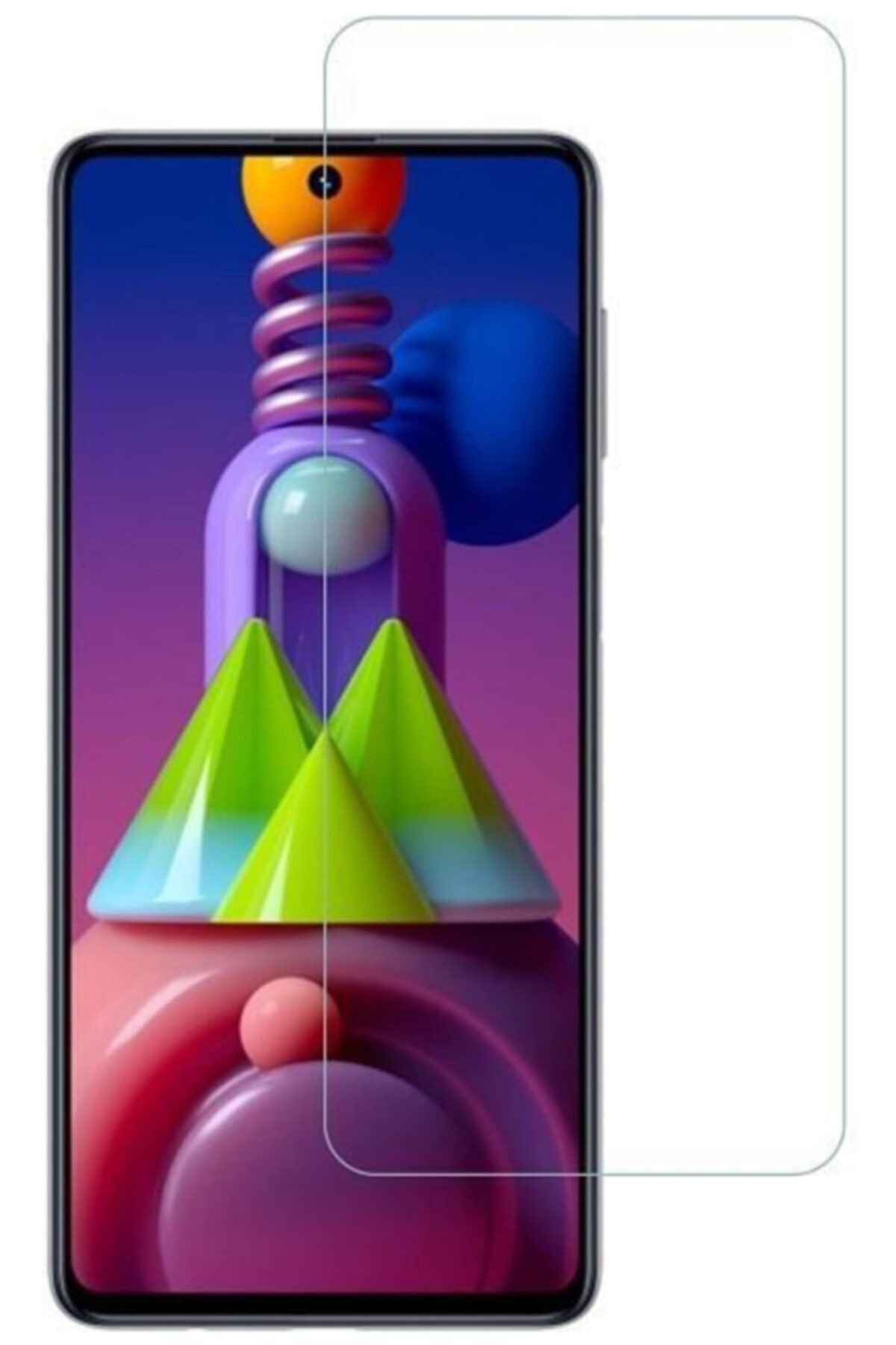 Samsung Galaxy M51 Temperli Kırılmaz Cam Ekran Koruyucu Sert