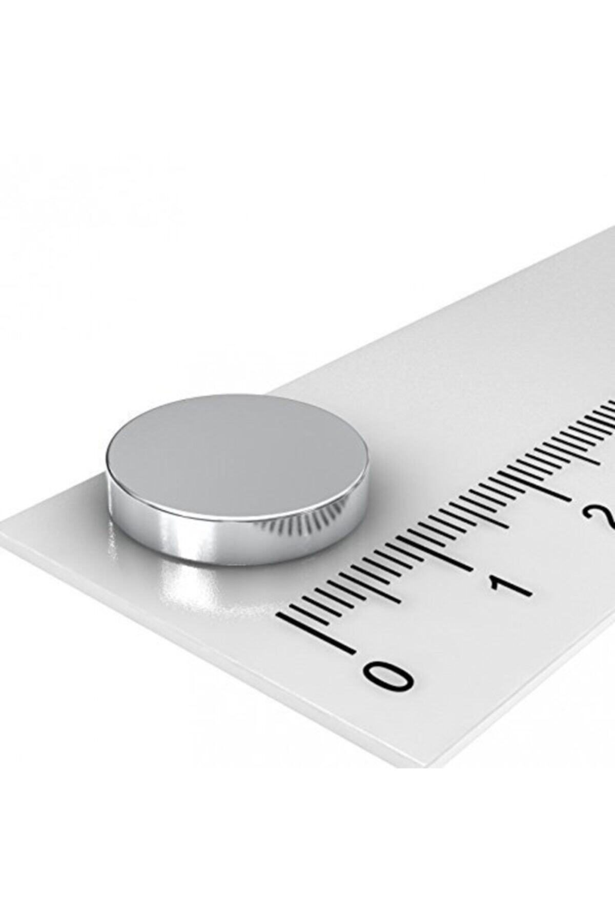 Dünya Magnet 10 Adet Çap 15mm X Kalınlık 3mm Güçlü Yuvarlak Neodyum Mıknatıs