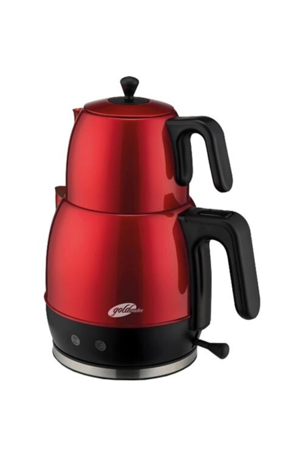 GOLDMASTER Gm-7320k Fulya 2200 Watt Otomatik Çay Makinesi Kırmızı