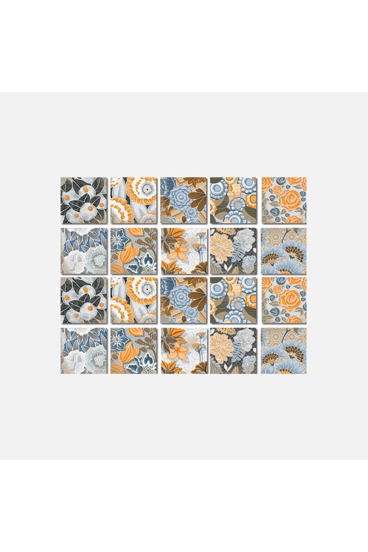 TİNK Fas5 Desenli Pvc Karo 10x10 Cm 20'li Paket