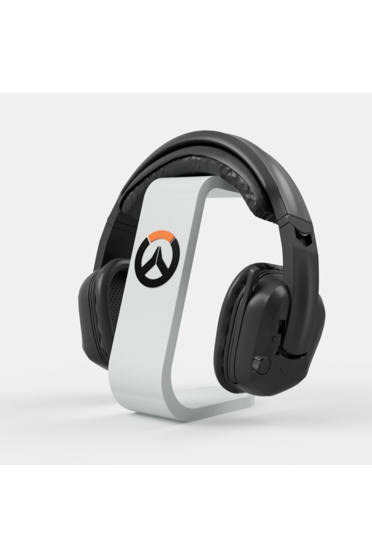 3 boyutlu dükkan Beyaz Kulaklık Standı