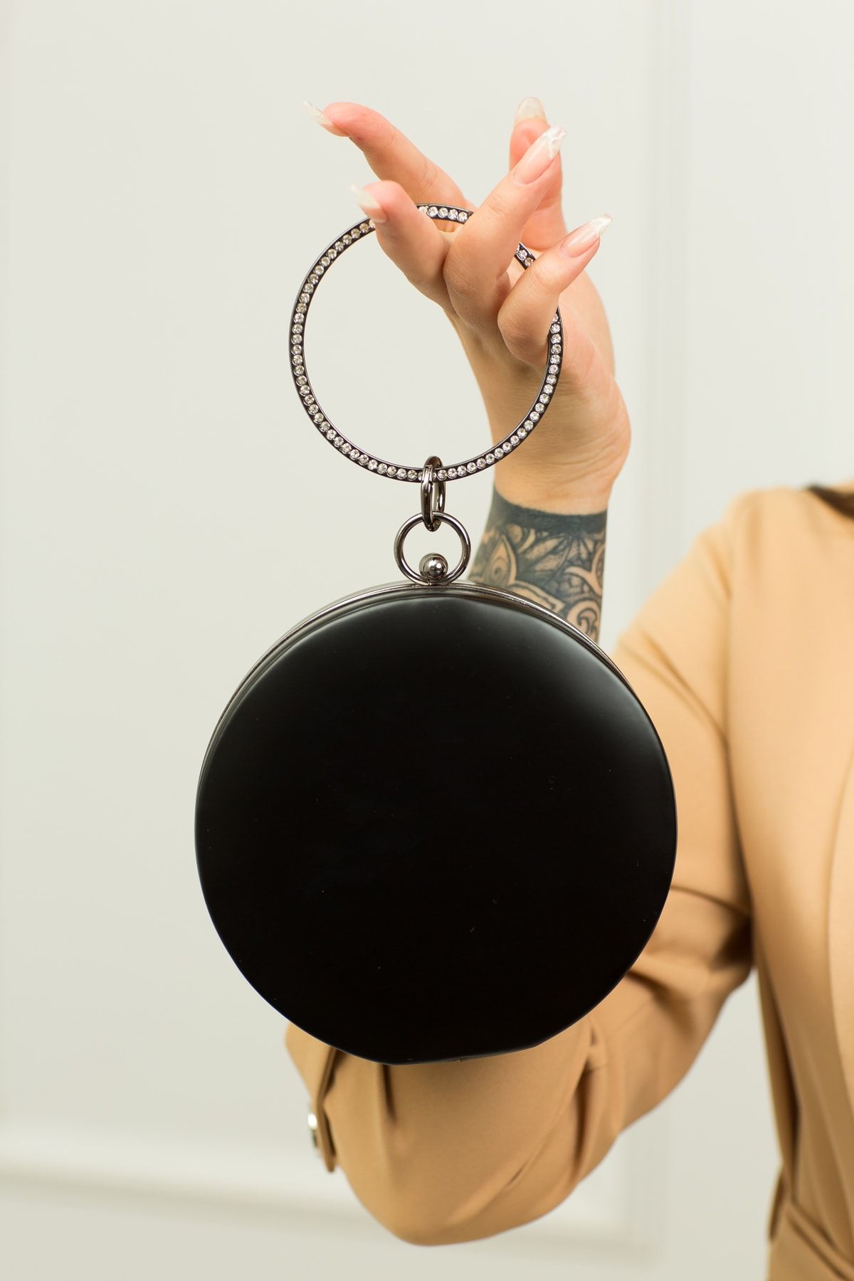 weem bag Bilezik Siyah Abiye Çanta