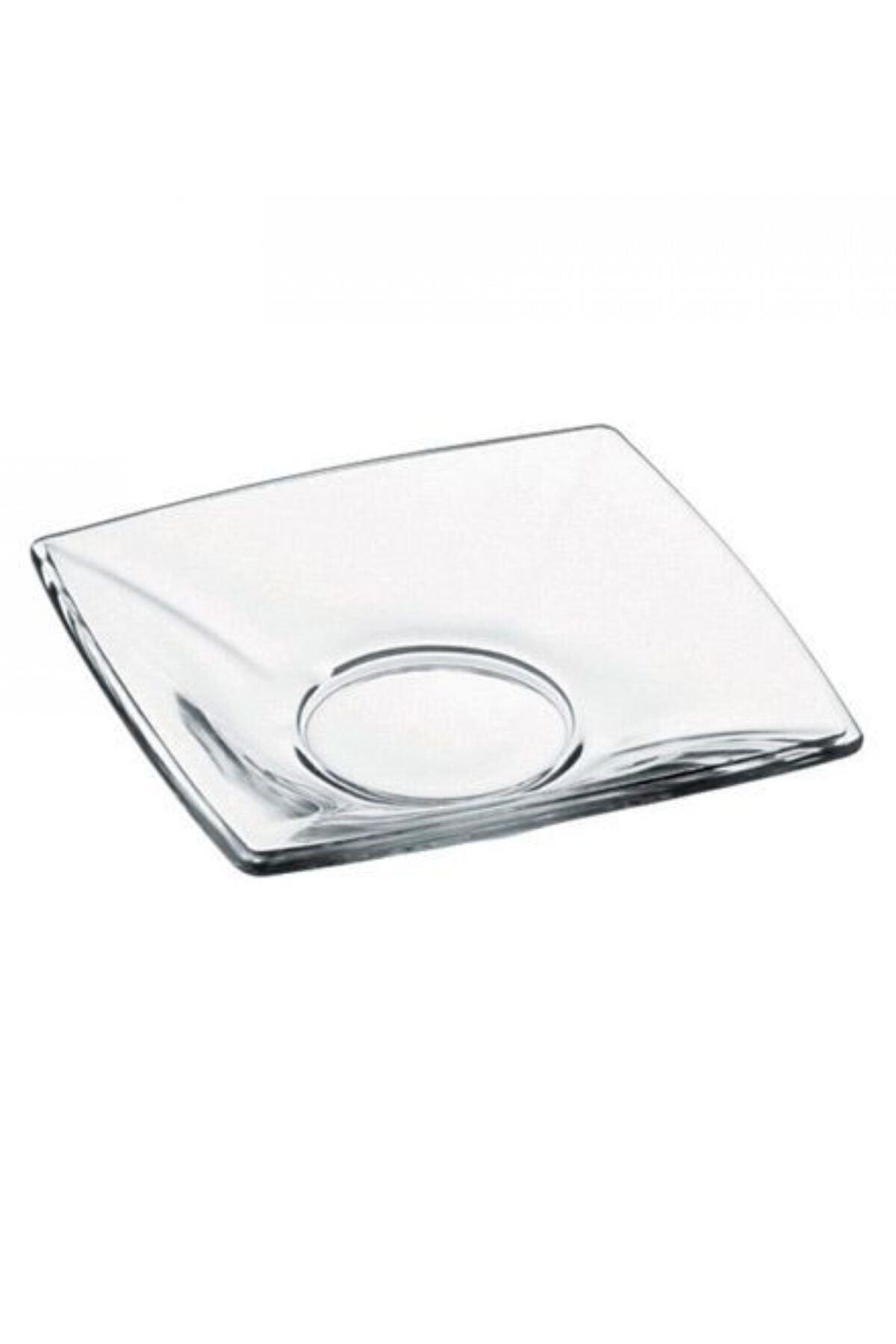 Paşabahçe Cam Çay Tabak 54261 Kare 12 Adet