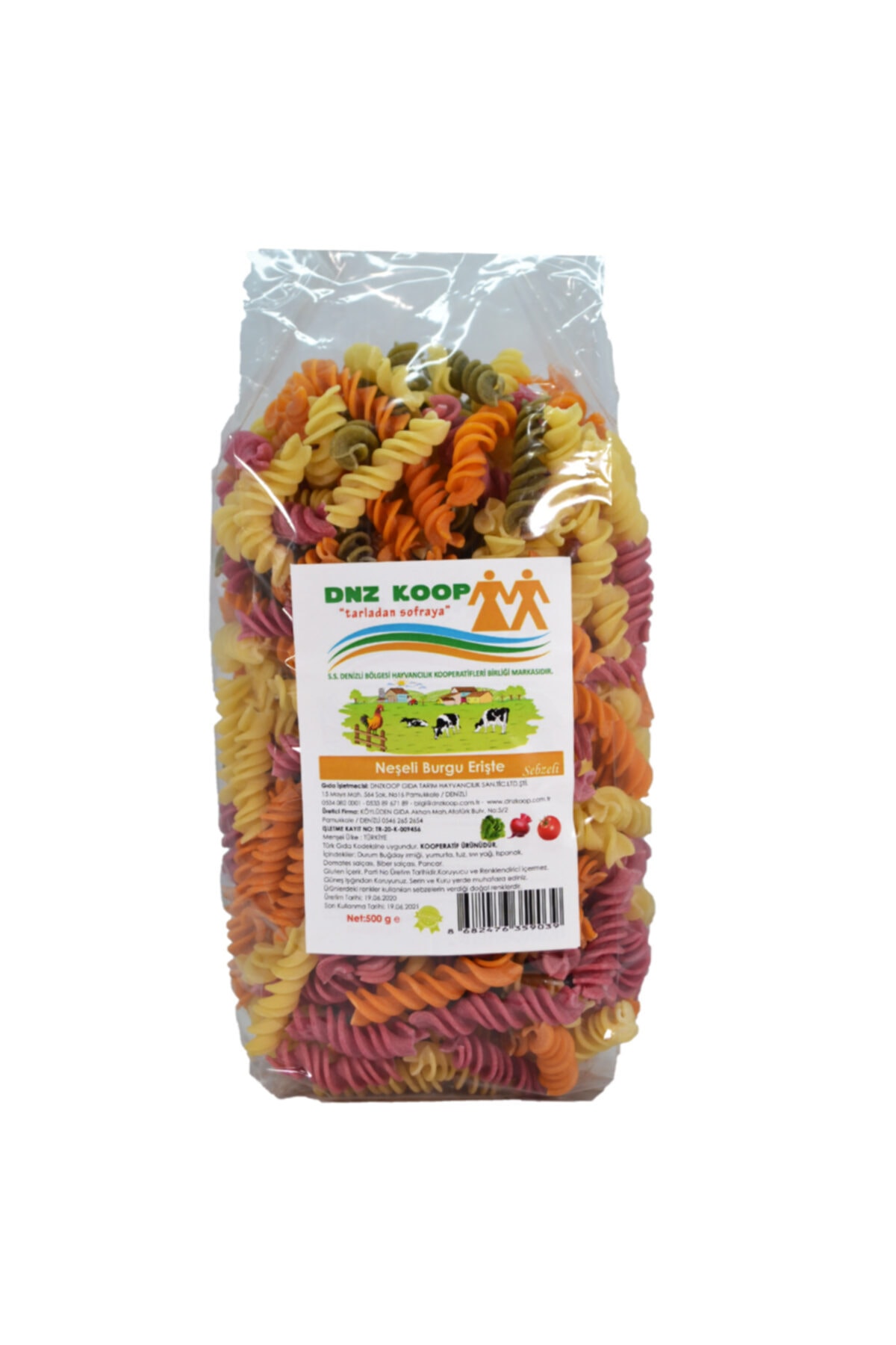 DNZ Koop Neşeli Burgu Erişte 500 gr