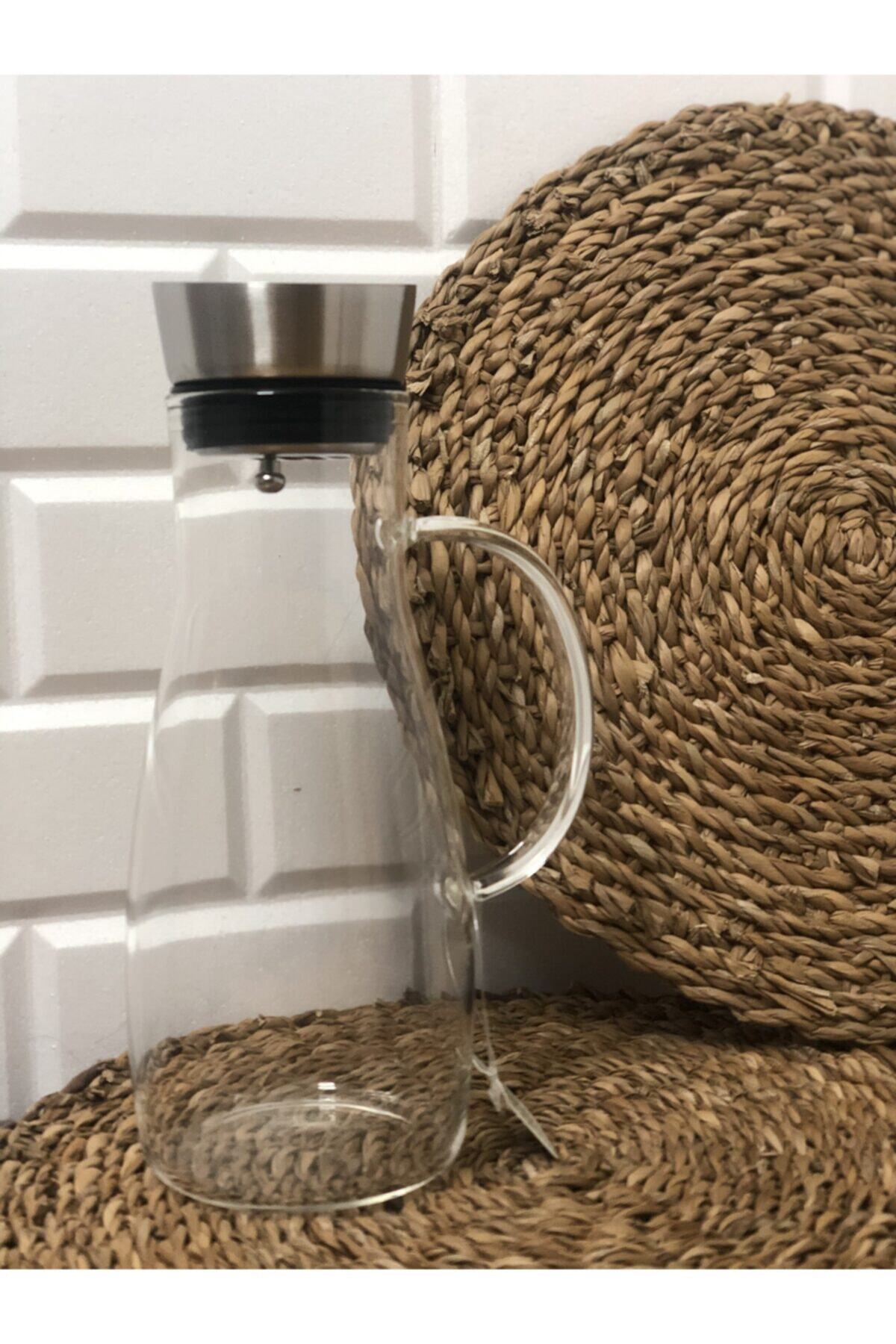 MEGAHOME Karaf Akıllı Kapak Su Şişesi 1200 Ml