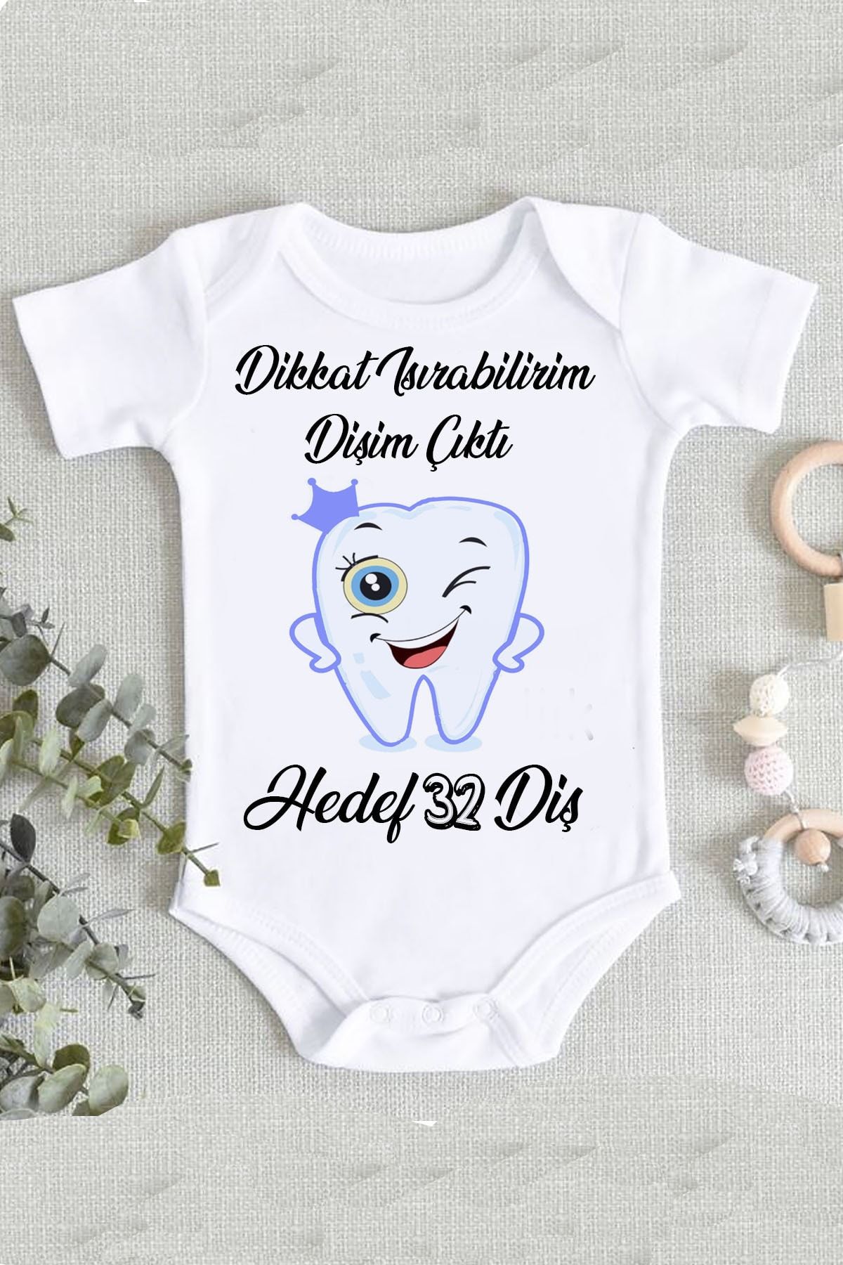hamiletshirtum Diş Buğdayı Erkek Bebek Zıbın Body