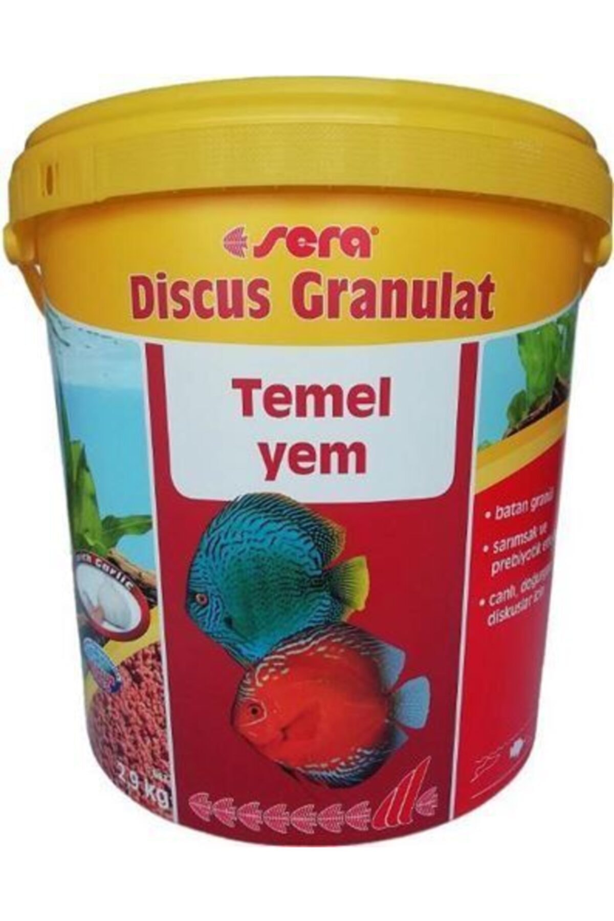 SERA Discus Granulat Sarımsaklı Balık Yemi 1000gr