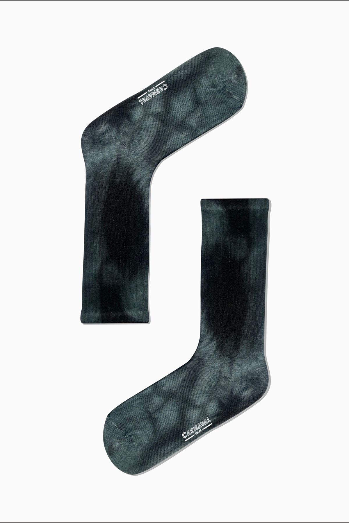 CARNAVAL SOCKS Siyah Beyaz Batik Spor Çorap
