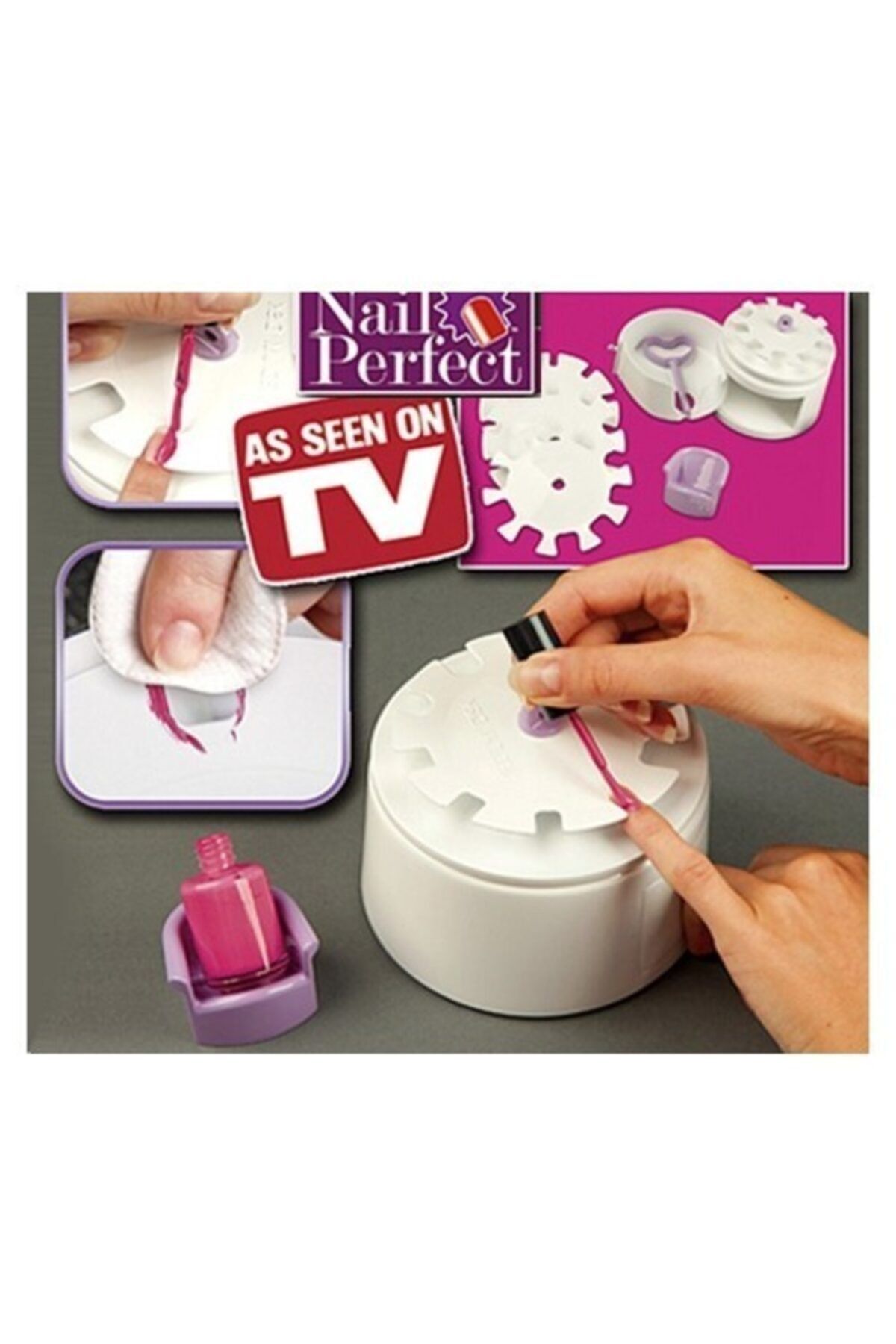 Kargolat Nail Perfect Oje Sürme Seti Aparatı (Tırnak Süsü Hediyeli)