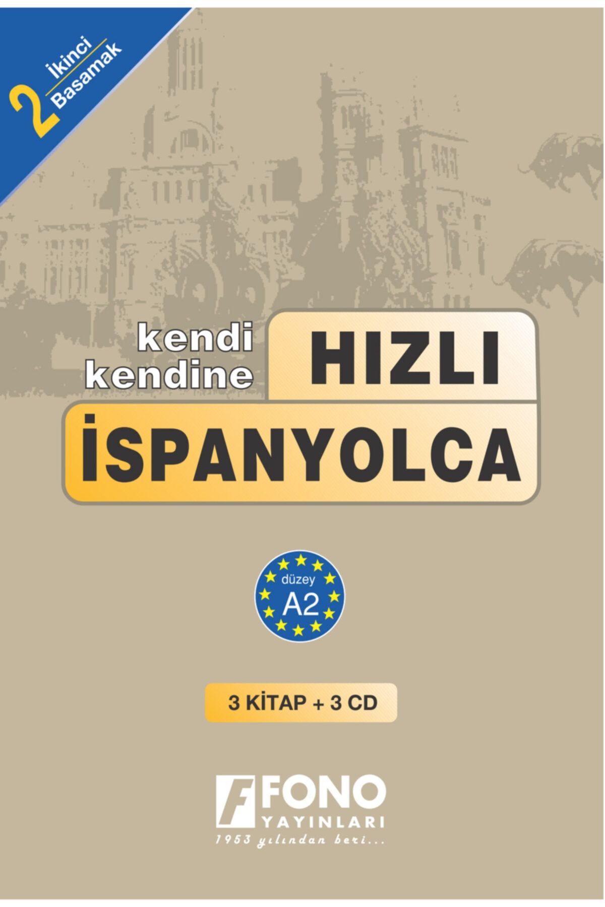 Fono Yayınları Hızlı Ispanyolca 2. Basamak (3 Kitap) (seslendirmeli)