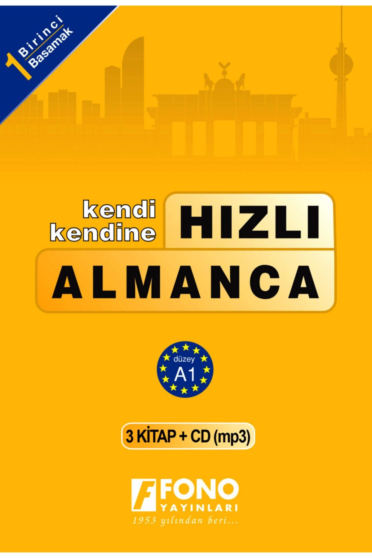 Fono Yayınları Hızlı Almanca 1. Basamak (3 Kitap) (seslendirmeli)