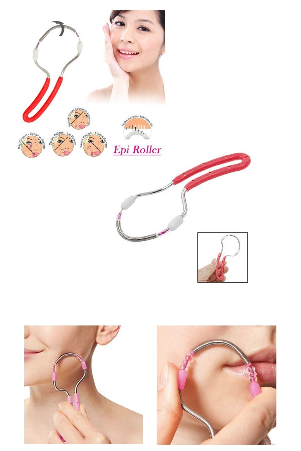 AKÇİÇEK KOZM. Profesyonel Tüy Alıcı Yaylı Epilatör Face Epilex Kss.02389.00