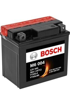 M6004 Ytx5l - Bs 4 Amper Agm Motosiklet Akü Image 0