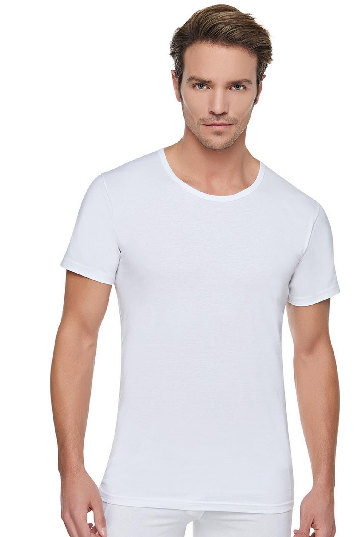 Tutku 8'li Paket Açık Yaka Erkek Fanila