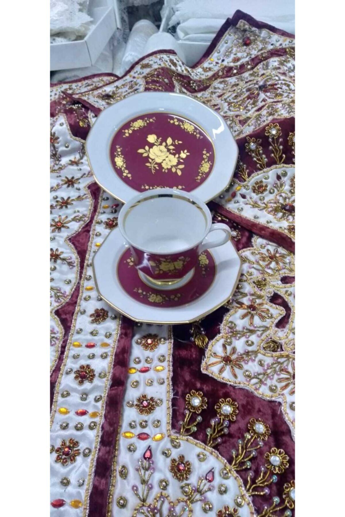 BAVIARA Üçlü Trio Çay Fincanı Takımı