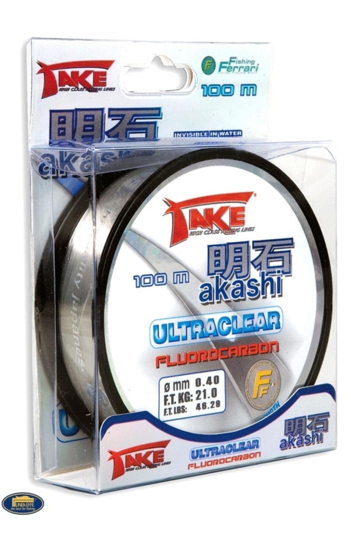 LİNEAEFFE Akashi 100m Ultra Fluoro Carbon Misina