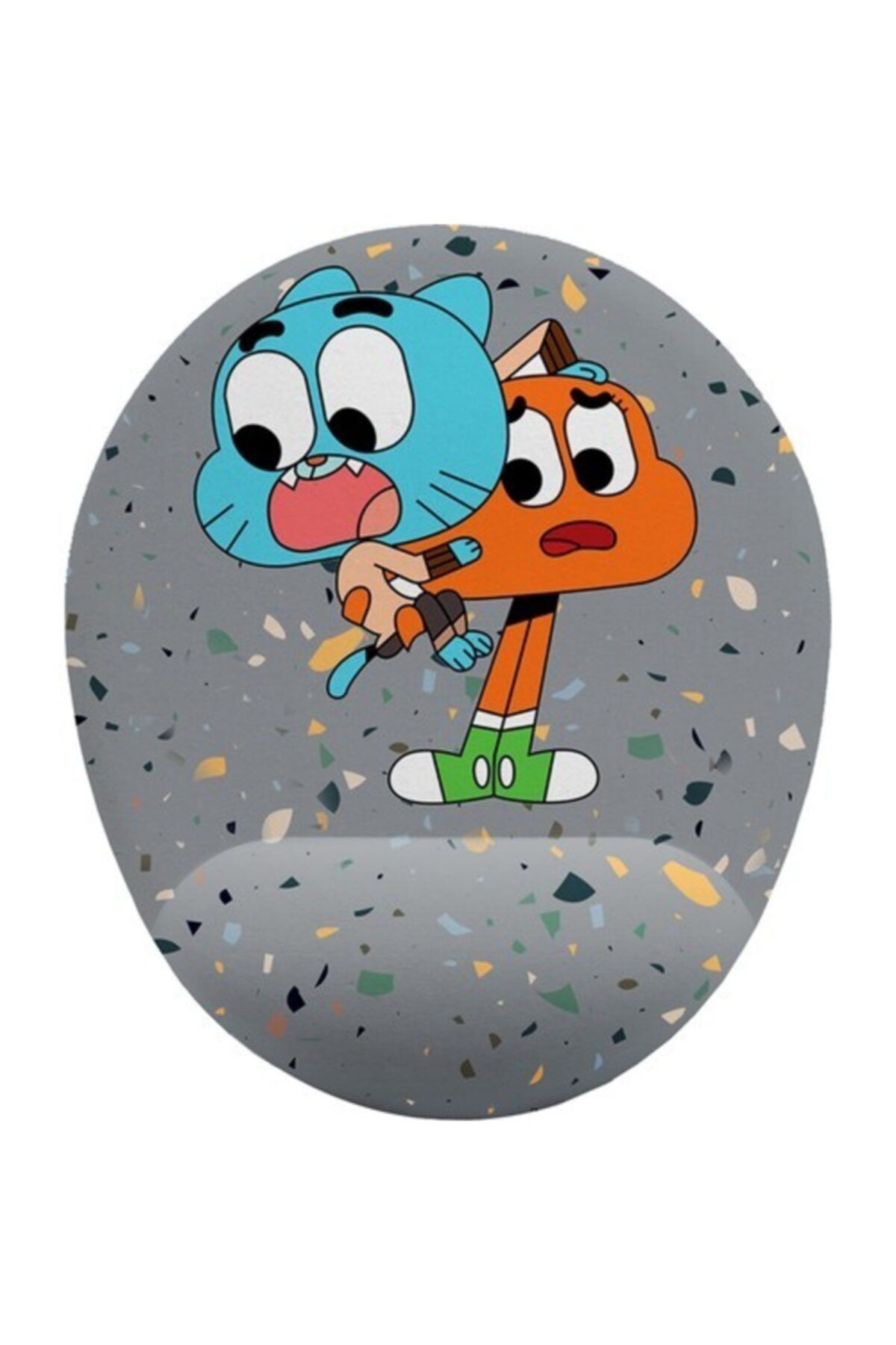 4k tasarım Gumball Ve Darwin Bilek Destekli Mouse Pad