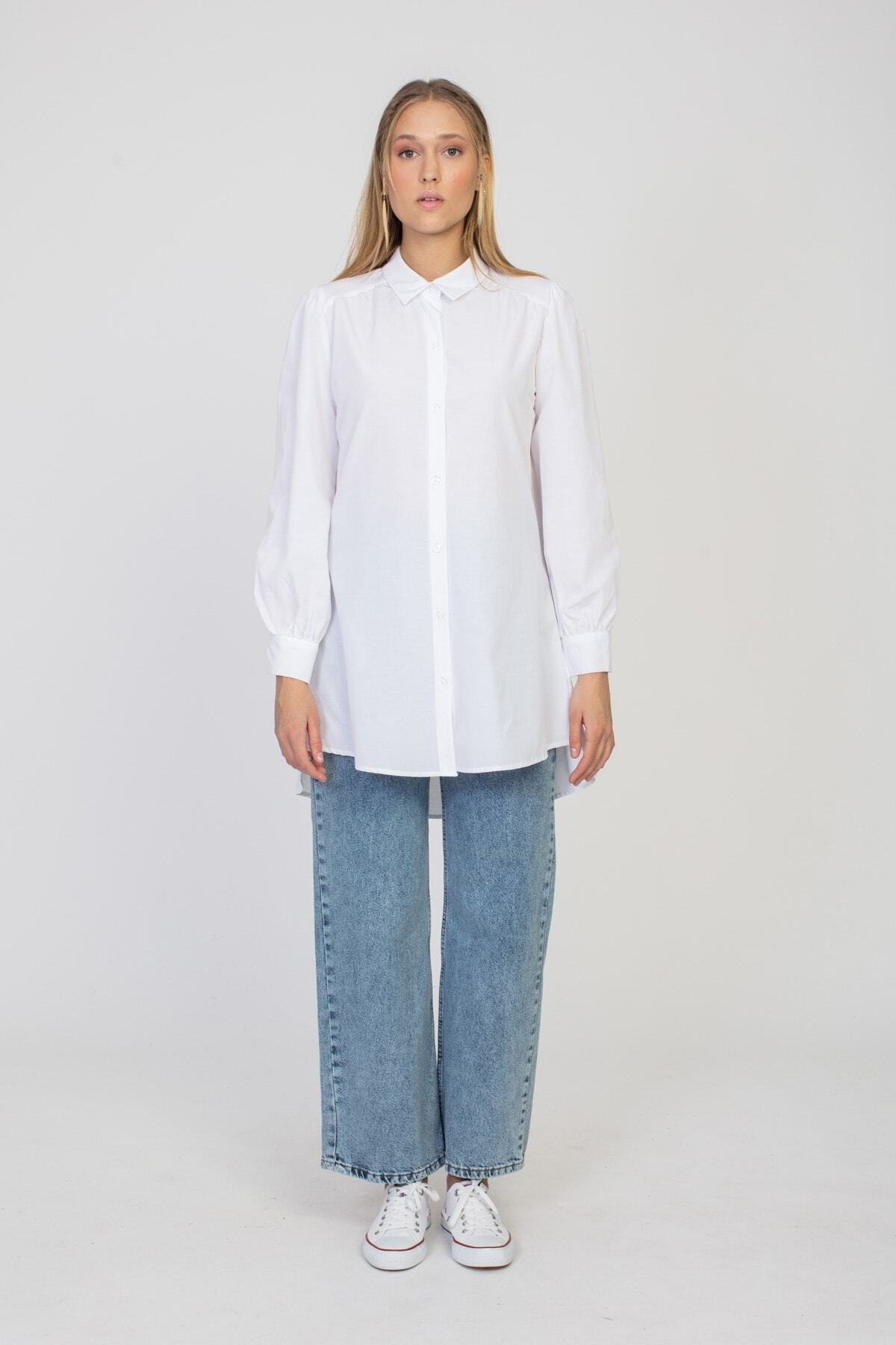 SİNDAL Tunik 4-2414 - Beyaz