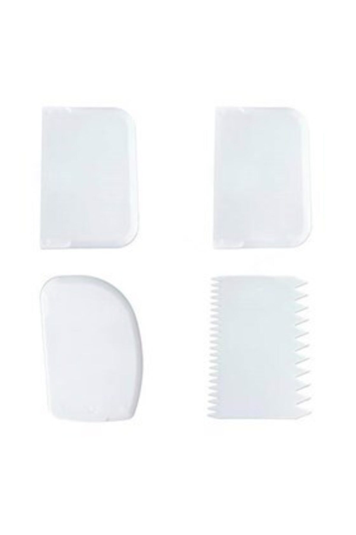 arsiva Plastik Hamur Kazıyıcı Set 4'lü