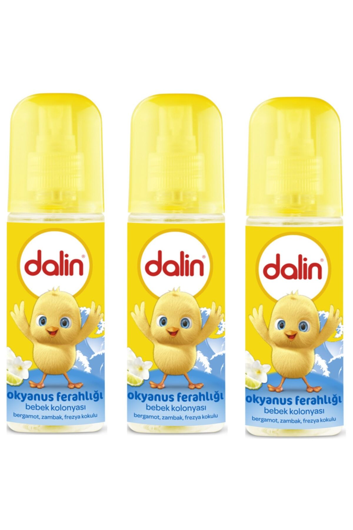 Dalin Okyanus Ferahlığı Bebek Kolonyası 100 ml 3 Adet