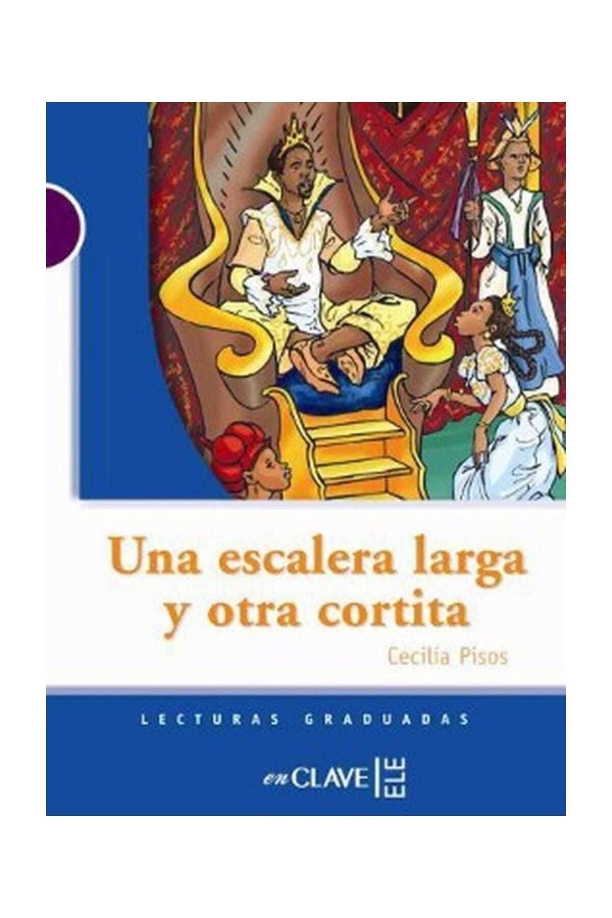 Nüans Publishing Una Escalera Larga y Otra Cortita (LG Nivel-1) İspanyolca Okuma Kitabı