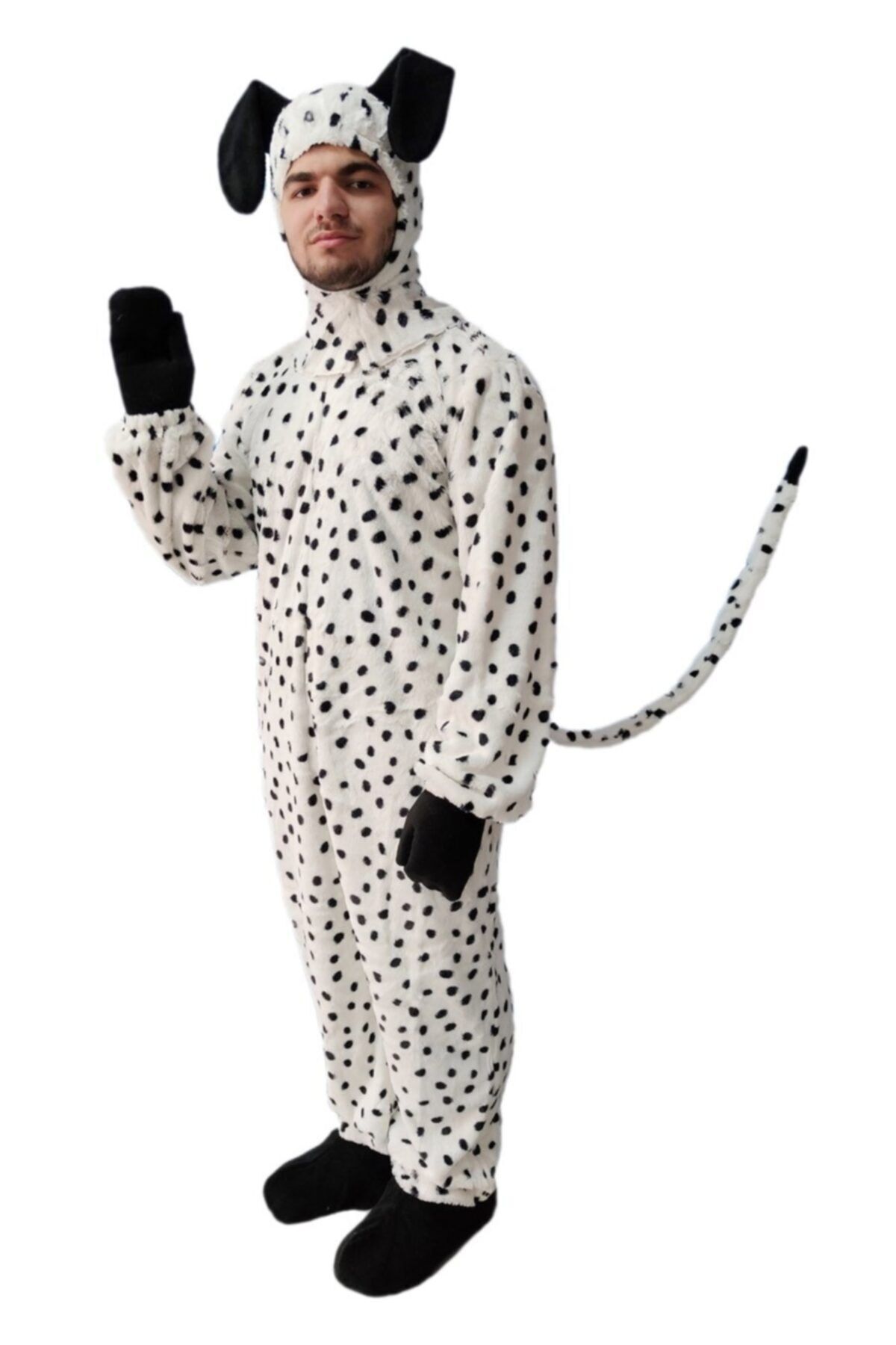 Kostüm Sarayı Dalmaçyalı Köpek Kostümü Yetişkin Model-2