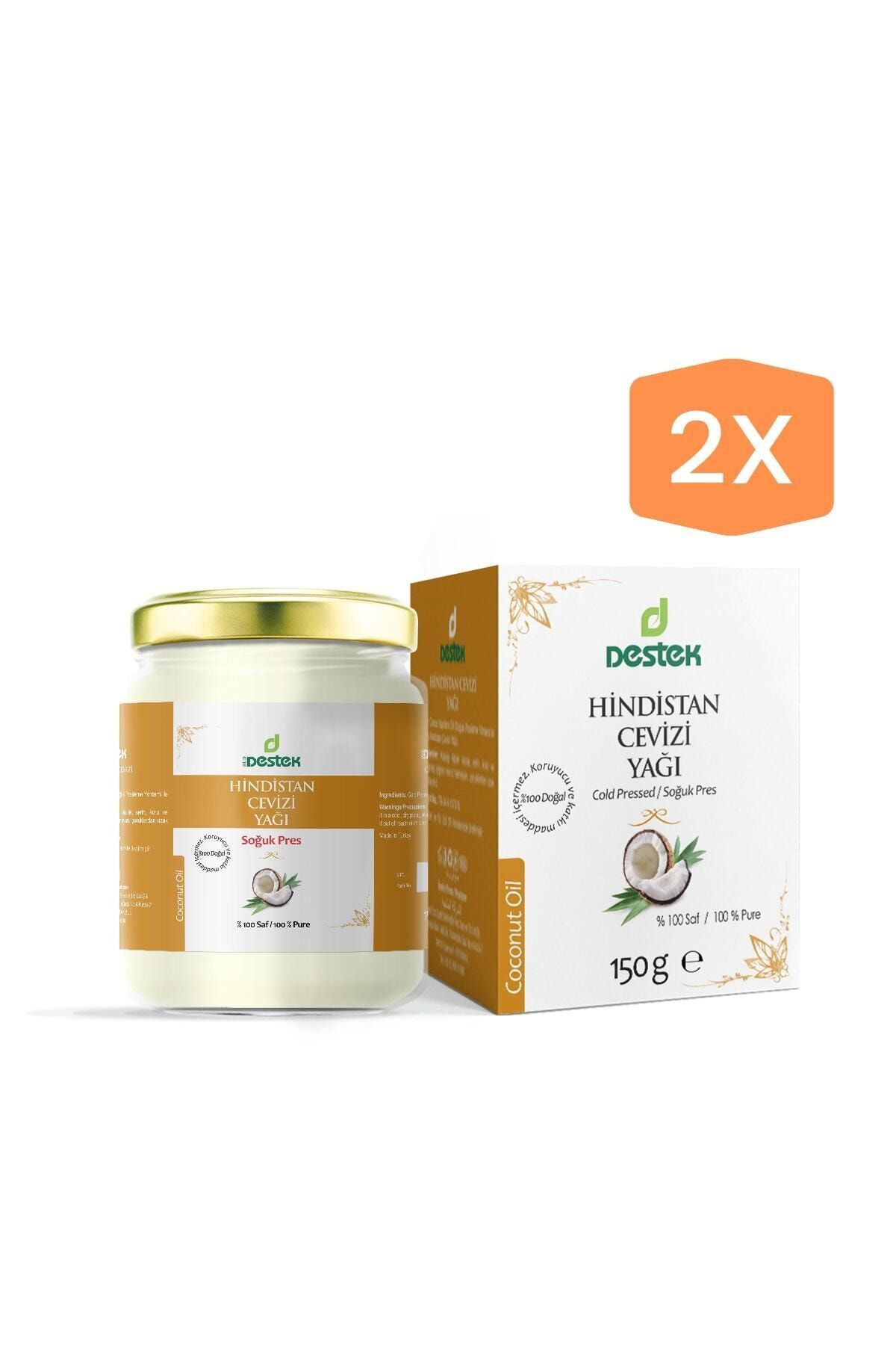 Destek Hindistan Cevizi Yağı 150 g (2 Adet)