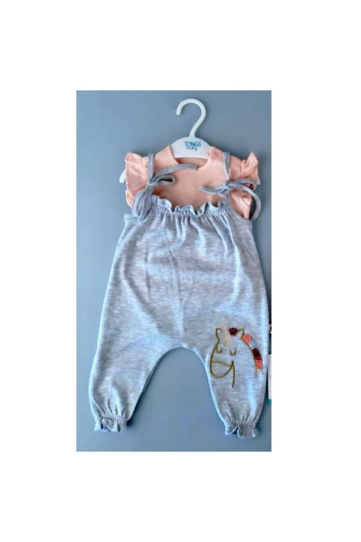 Tongs Baby Kız Bebek Unıcorn Salopet