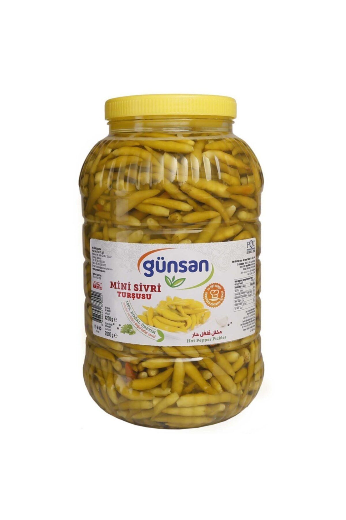 Günsan Mini Sivri Turşu 4.2 kg