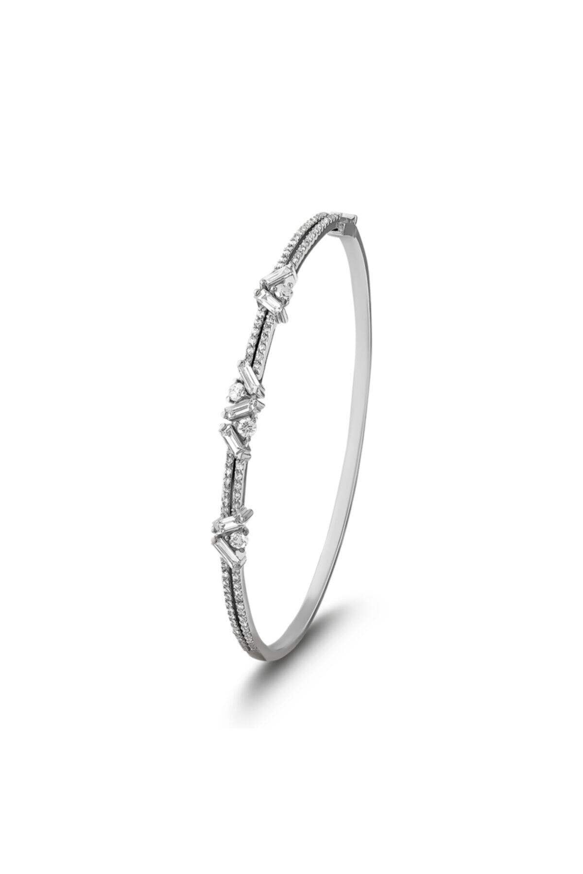 Barok Diamond Baget Pırlanta Kelepçe 1.03 Ct.e Vs 18k