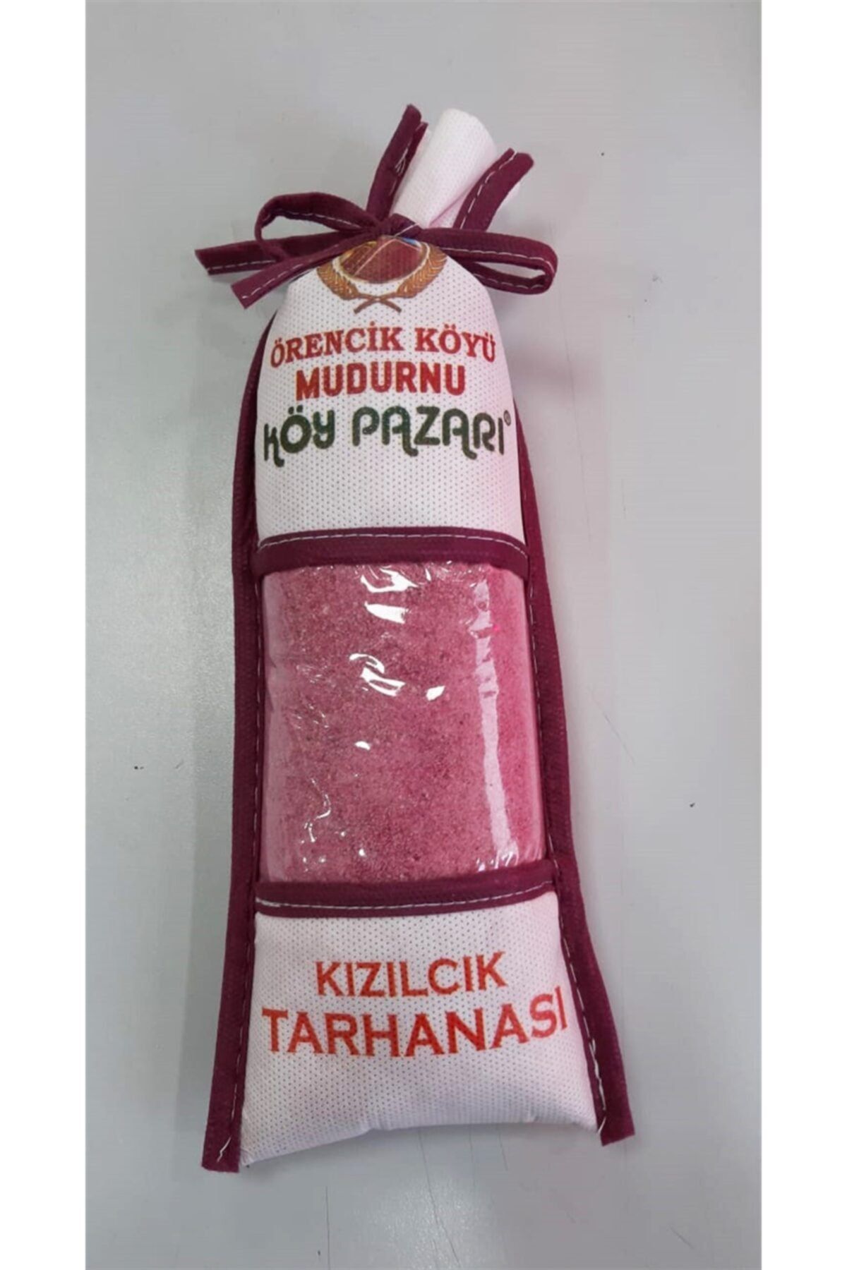 Örencik Köyü Mudurnu Köy Pazarı Kızılcık Tarhanası 500 Gr. Bez -